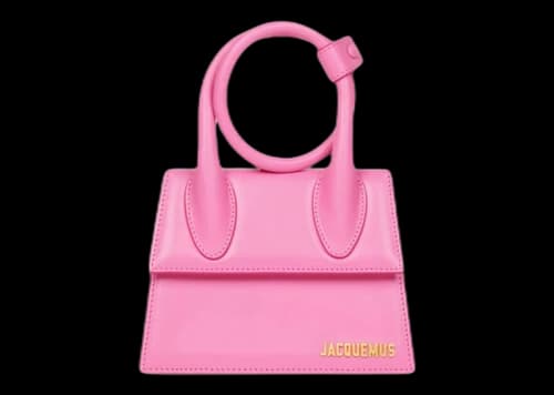 Jacquemus Le Chiquito Noeud Coiled Handbag Pink