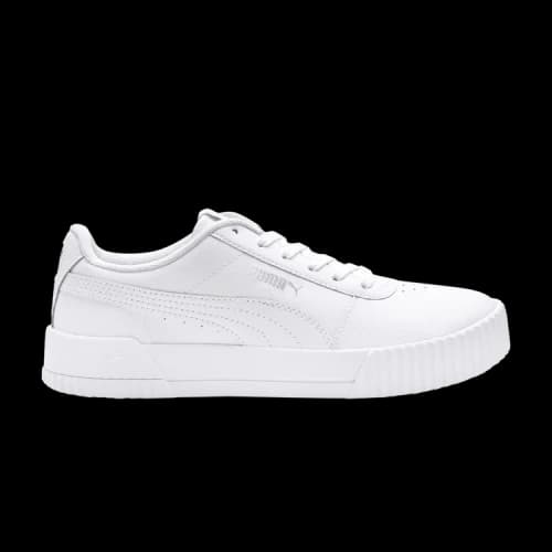 PUMA Carina Leather 'White Silver' (Women's)