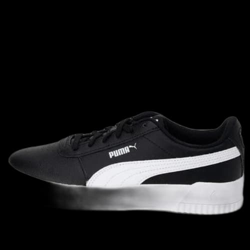 PUMA Carina Leather 'Black White' (Women's)
