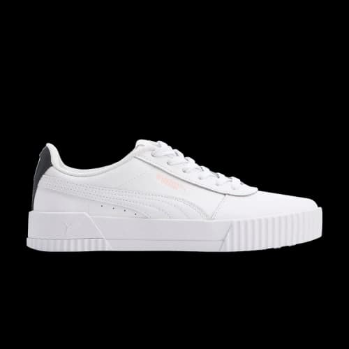PUMA Carina Leather 'White Black Rosewater' (Women's)