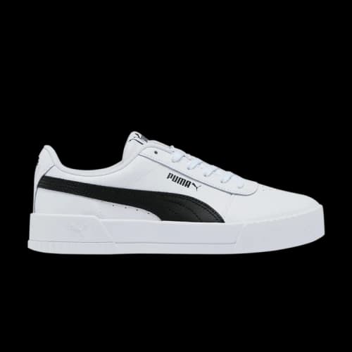PUMA Carina Leather 'White Black' (Women's)