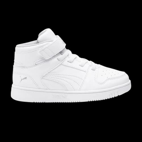 PUMA Rebound LayUp Little Kid 'White Grey Violet'