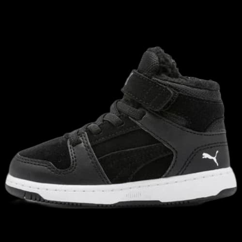 (TD) PUMA Rebound Layup Fur SD V Inf Casual Shoes Black