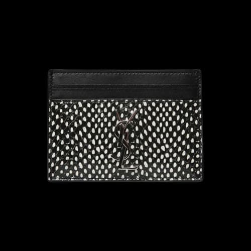 Saint Laurent Card Case 'Nero/Bianco'