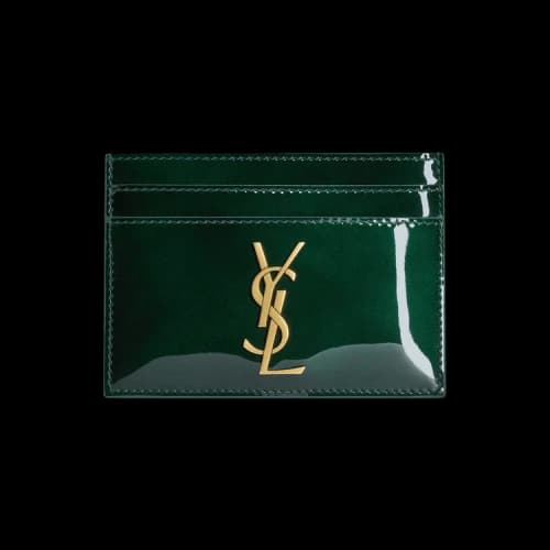 Saint Laurent Card Case 'Fir Leaf'
