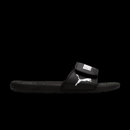 PUMA Cool Cat 5 Slides 'Black White' (Women's)