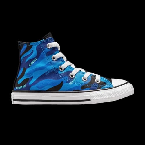 Converse Chuck Taylor All Star High PS 'Hybrid Camo - Kinetic Blue'