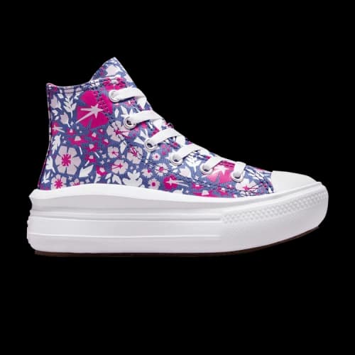 Converse Chuck Taylor All Star Move Platform High PS 'Paper Floral - Washed Indigo'