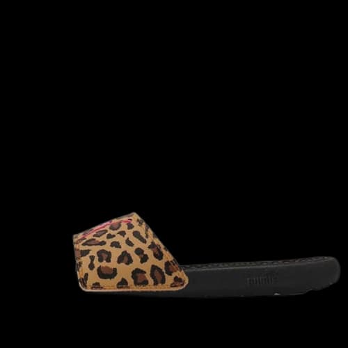 PUMA Cool Cat Sports Leopard Slipper Black (Women's)