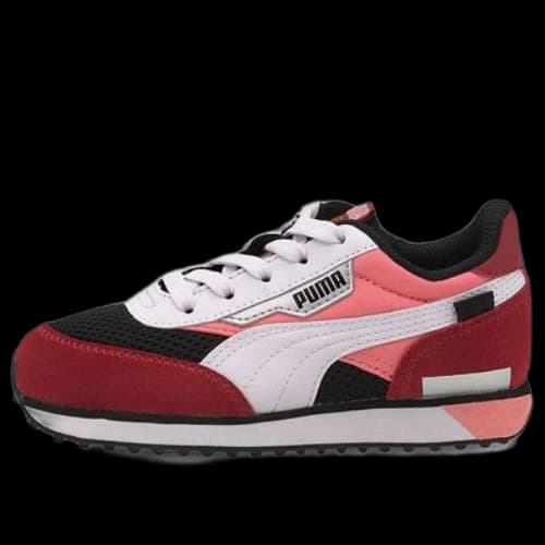 (PS) PUMA Future Rider Galaxy Sports Running Shoes White/Black/Red