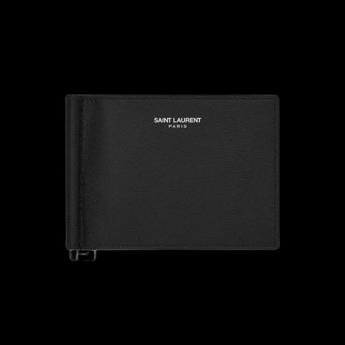 Saint Laurent Logo Bifold Wallet 'Black'