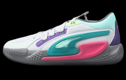 PUMA Court Rider Chaos Daytona Basketball Shoes 'White-Cool Light Gray'