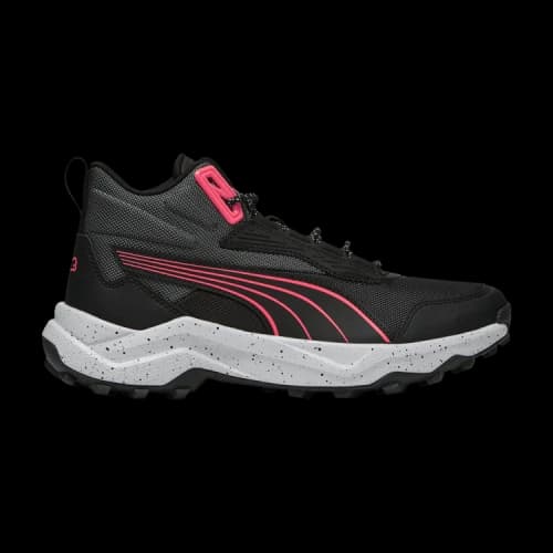 Puma Obstruct Profoam Mid 'Black Dark Grey Fire Orchid' (Women's)