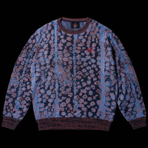 Palace x Vivienne Westwood Knit Crew 'Pink Leopard'