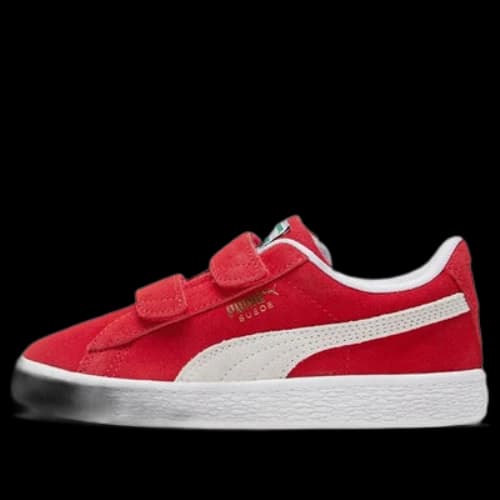 PUMA Suede Classic Xxi (Middle Kids) Casual Shoes White/Red