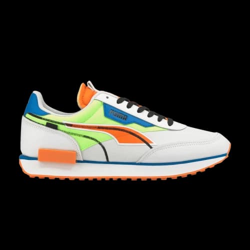 Puma Future Rider Twofold White Green Glare