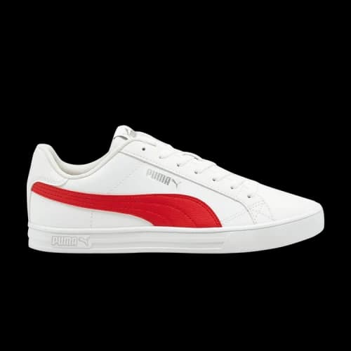 PUMA Smash Vulc V3 Lo 'White High Risk Red'