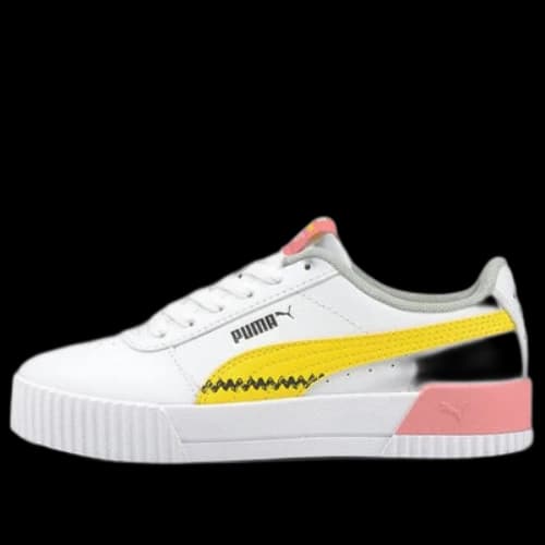 (GS) PUMA Carina x Peanuts 'White Yellow Pink'