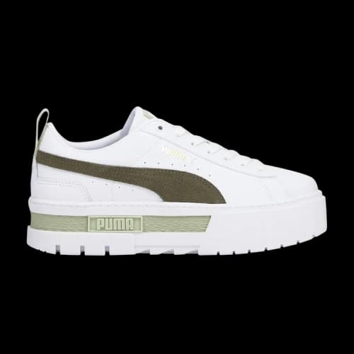 Puma Mayze 'White Dark Green Moss' (Women's)