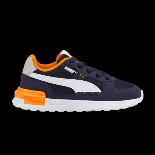 Puma Graviton Little Kid 'Peacoat Vibrant Orange'