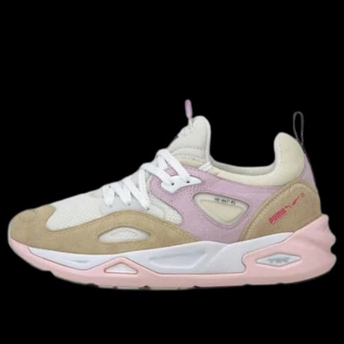 PUMA Trc Blaze Athleisure Casual Sports Shoe Unisex Brown White Pink