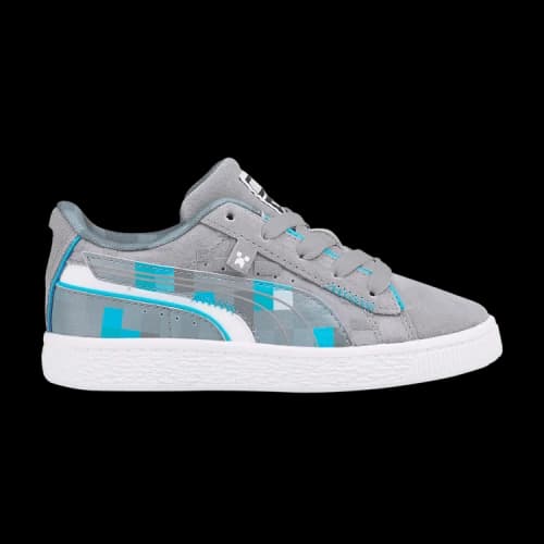 Minecraft x Puma Suede Little Kid 'Diamond Block'
