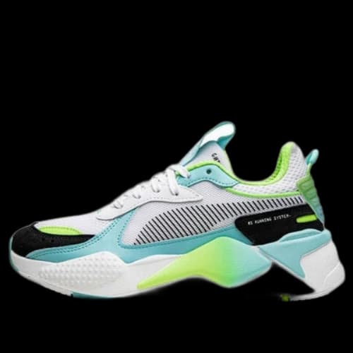 PUMA RS-X Fade 'White Black Green Aqua' (Women's)