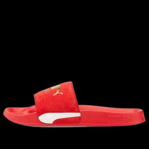 PUMA Leadcat 2.0 Suede Classic Sandals 'Red White Gold'