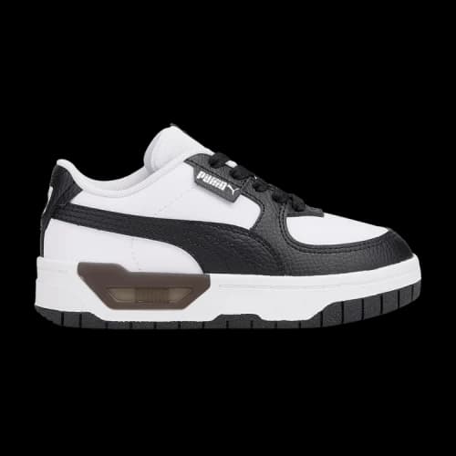 PUMA Cali Dream Leather Little Kid 'White Black'