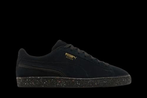 PUMA Suede Triplex Mono 'Black Paint Splatter'