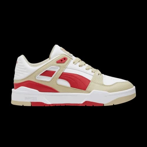 PUMA Slipstream Leather 'White Putty Red'