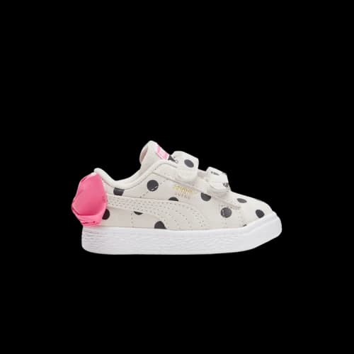 Puma Suede Light Flex Bow Graphic 5 Infant 'Marshmallow Polka Dots'