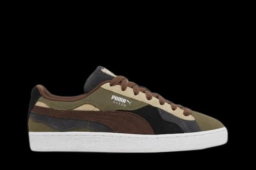 PUMA Suede 'Camowave - Olive Chestnut Brown'