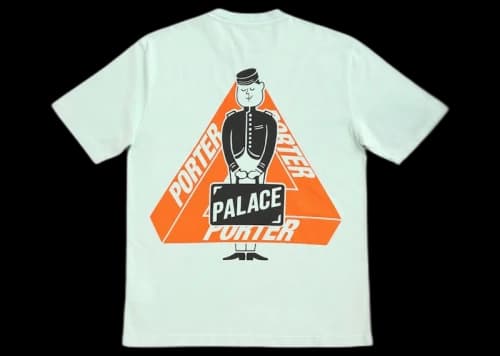 Palace x Porter Tri Ferg Bell Boy T-Shirt Blue