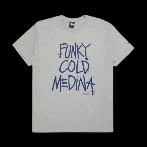 Stussy Funky Cold Medina Tee 'Grey Heather'