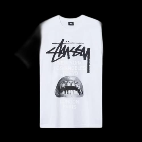 Stussy x Rick Owens World Tour Collection T-Shirt 'White'