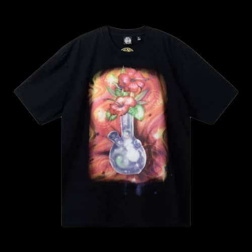 Stussy x Dries Van Noten Airbrush Vase Tee 'Black'