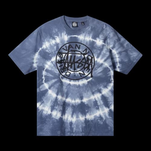Stussy x Dries Van Noten Tie Dye Tee 'Blue'