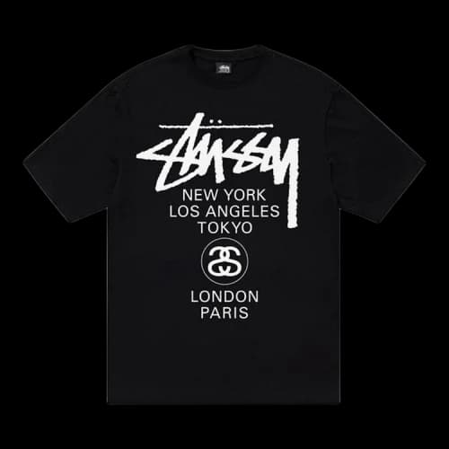 Stussy World Tour Tee 'Black'