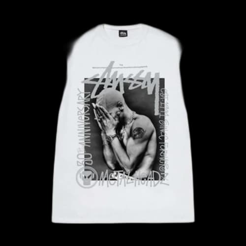 Stussy x Metalheadz logo SS24 T-Shirt 'White'