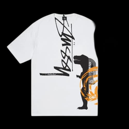 Stussy David Carson Dino Tee 'White'