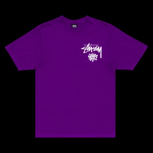 Stussy x Always Do What You Should Do World Tour T-Shirt 'Purple'