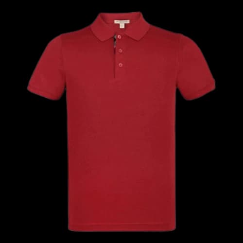 Burberry SS21 Casual Cotton Short Sleeve Polo Shirt 'Red'