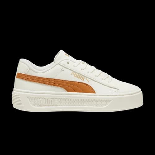 PUMA Smash Platform v3 'Warm White Caramel Latte Gold' (Women's)