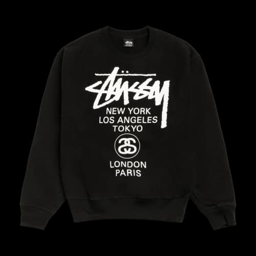 Stussy World Tour Crew 'Black'