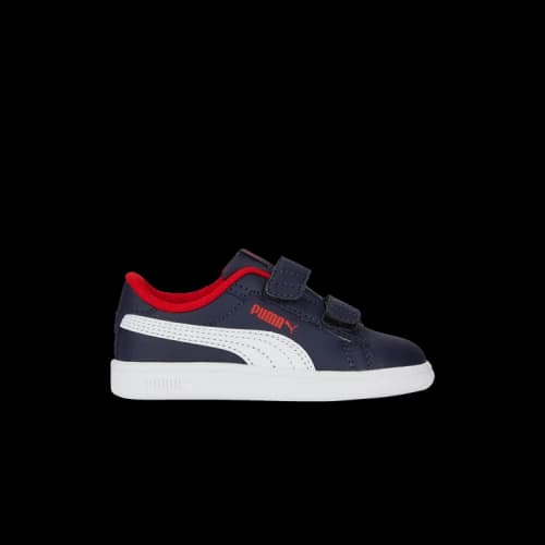 PUMA Smash 3.0 Leather Velcro Toddler 'Navy Red'