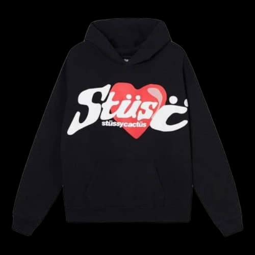 Stussy x CPFM Crossover Love Pattern Alphabet Long Sleeves Unisex Black