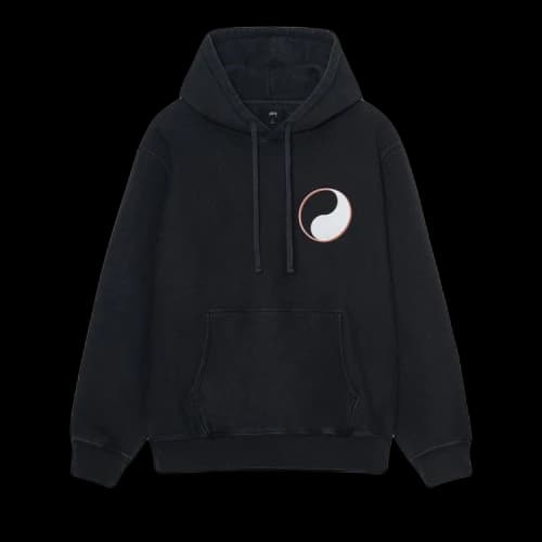 Stussy x Our Legacy Drop Shadow Pigment Dyed Hoodie 'Black'