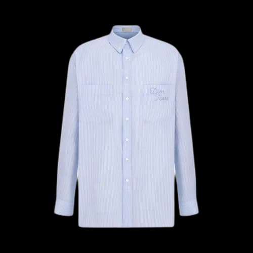 Dior x Denim Tears Long-Sleeve Shirt 'Blue'
