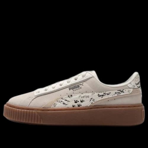 PUMA Suede Platform Draw 'Beige White' (Women's)